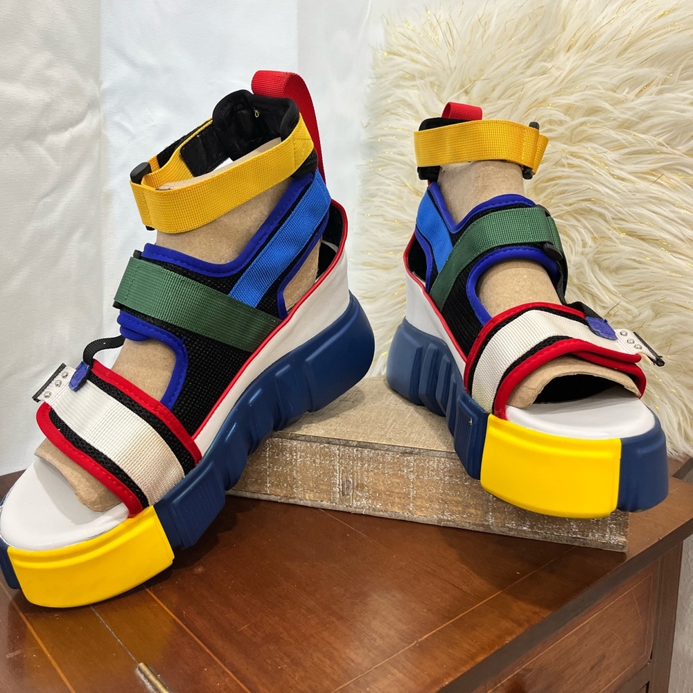 ZDW Blue Sandals size 41. Womens 9.5 mens 8